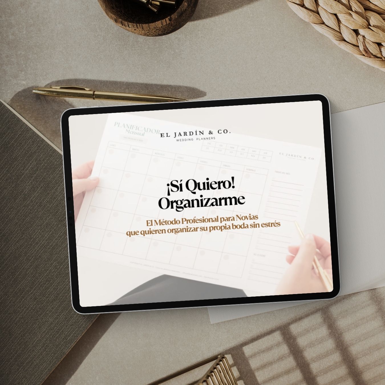 Curso ¡Sí quiero! Organizarme, de El Jardín & Co